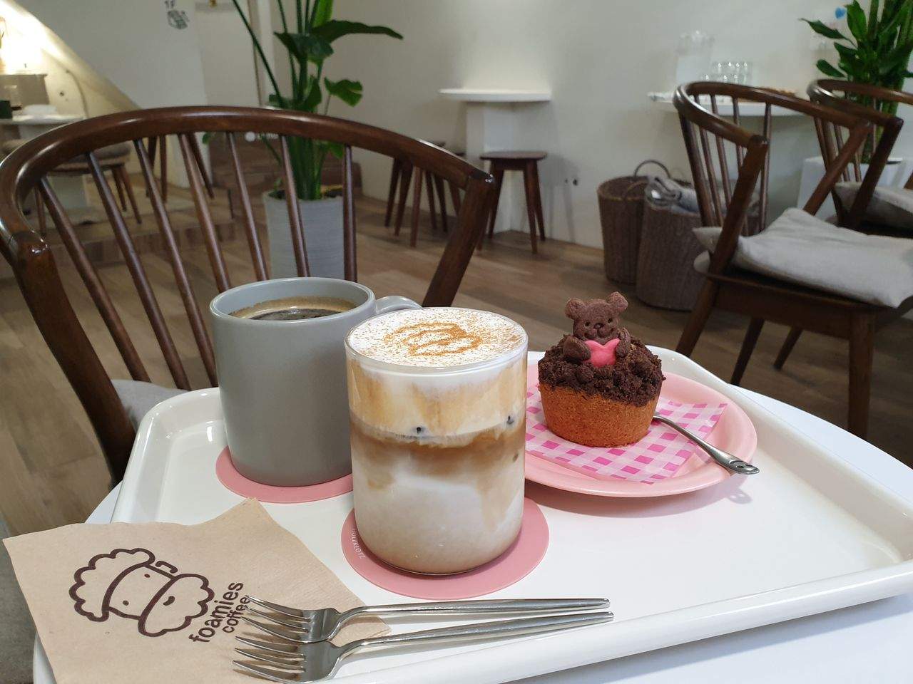 韓国旅行 ソウル旅行 韓国カフェ ソウルカフェ チュンムロカフェ 忠武路カフェ foamiescoffee