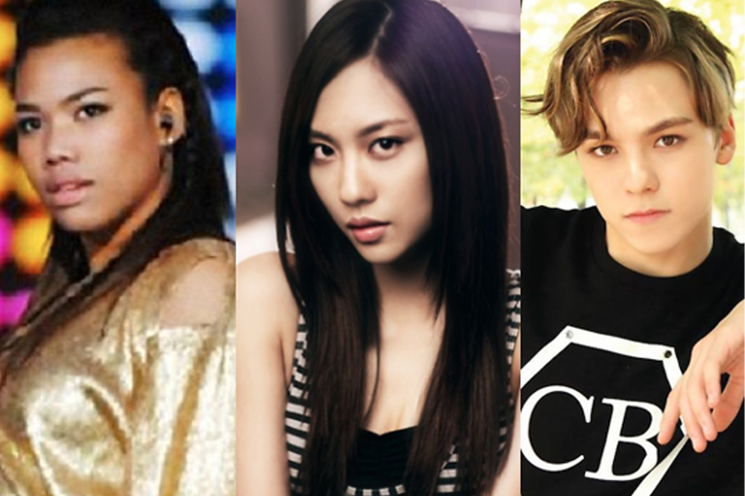 韓國女性和可能是國際藝人的組合照，反映娛樂圈的多樣化。