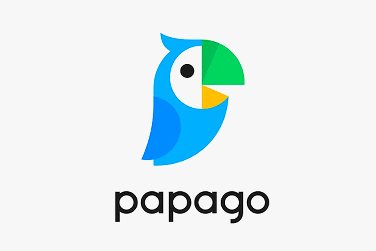 Papago翻譯應用程式圖標，展示其在韓國和香港交流中的重要性。