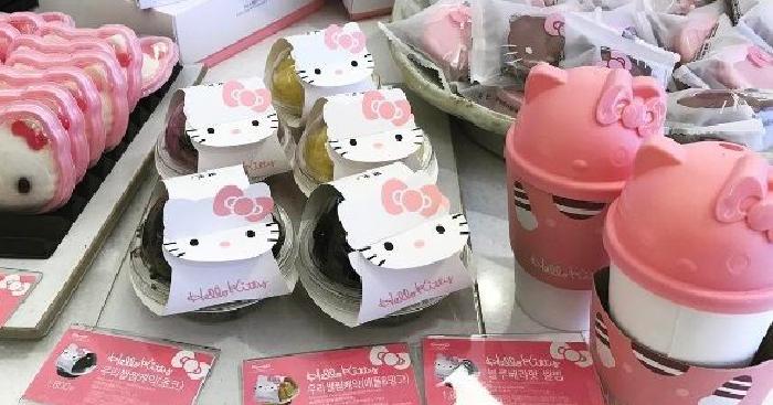 韩式糕饼与HELLO KITTY