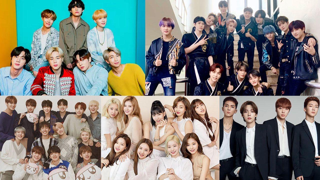 ภาพกราฟยอดขายอัลบั้มของ 5 ค่ายหลักในปี 2020 แสดงถึงอิทธิพลของบริษัทยักษ์ใหญ่ในวงการเพลงเกาหลี