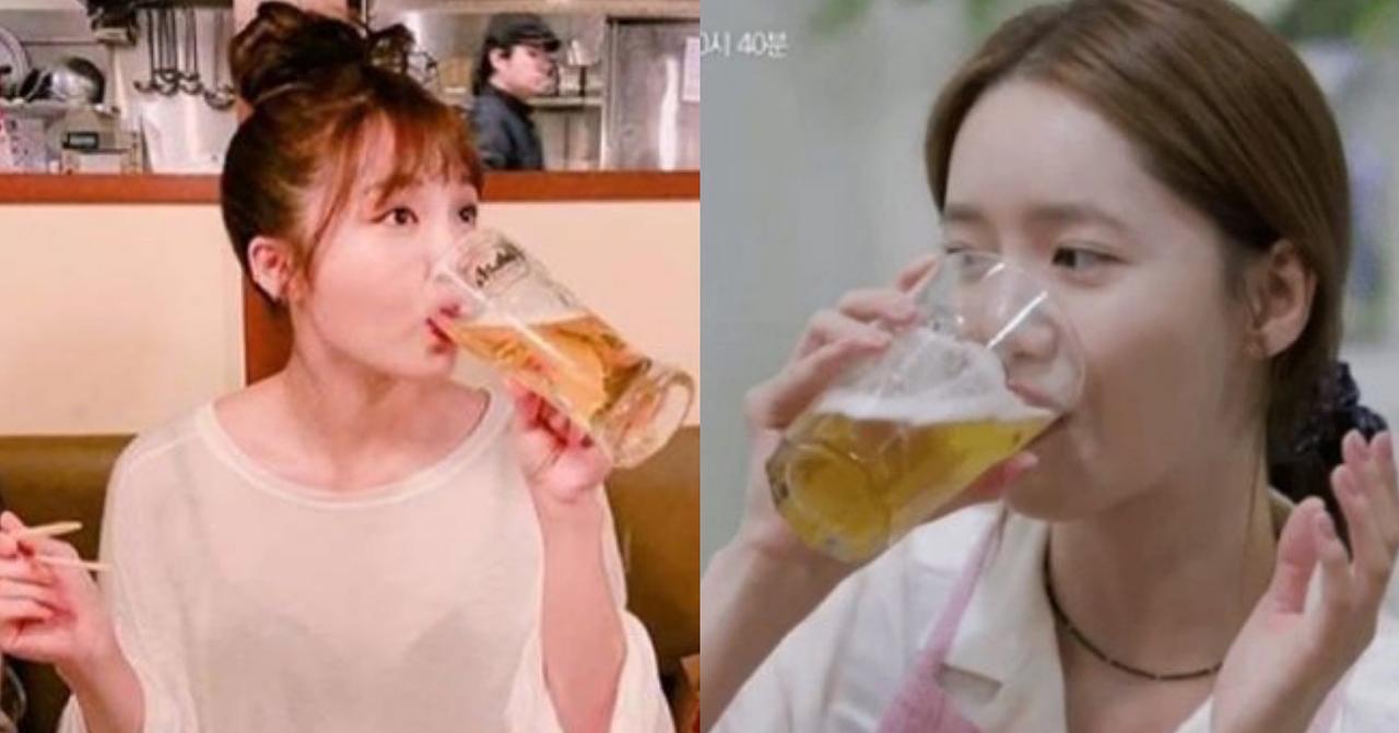 爱喝烧啤的女明星