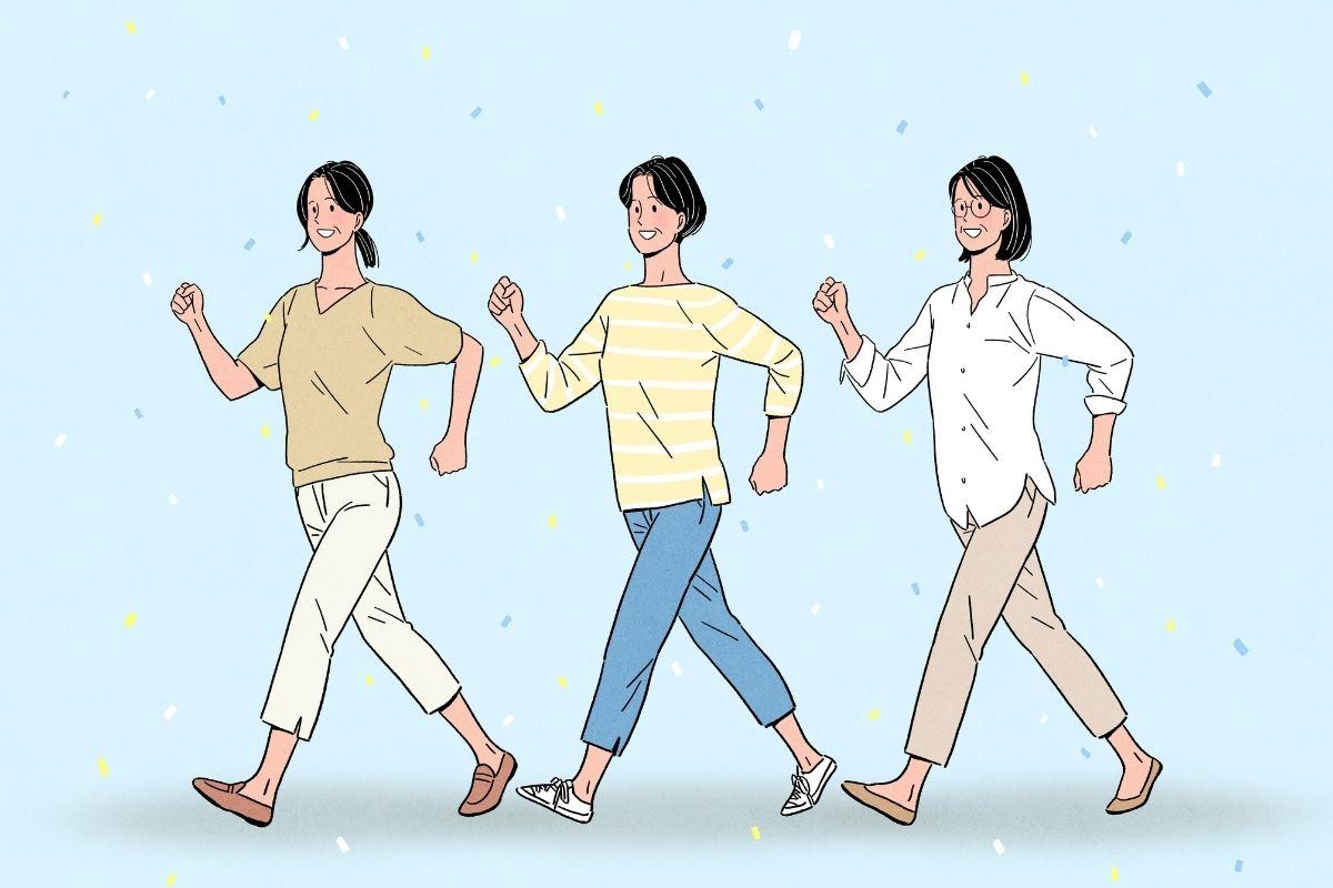 đi bộ nhanh ở hàn 