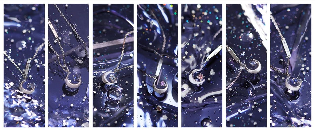 STONEHENgE與BTS合作設計的項鍊——系列命名為“COEXIST”。