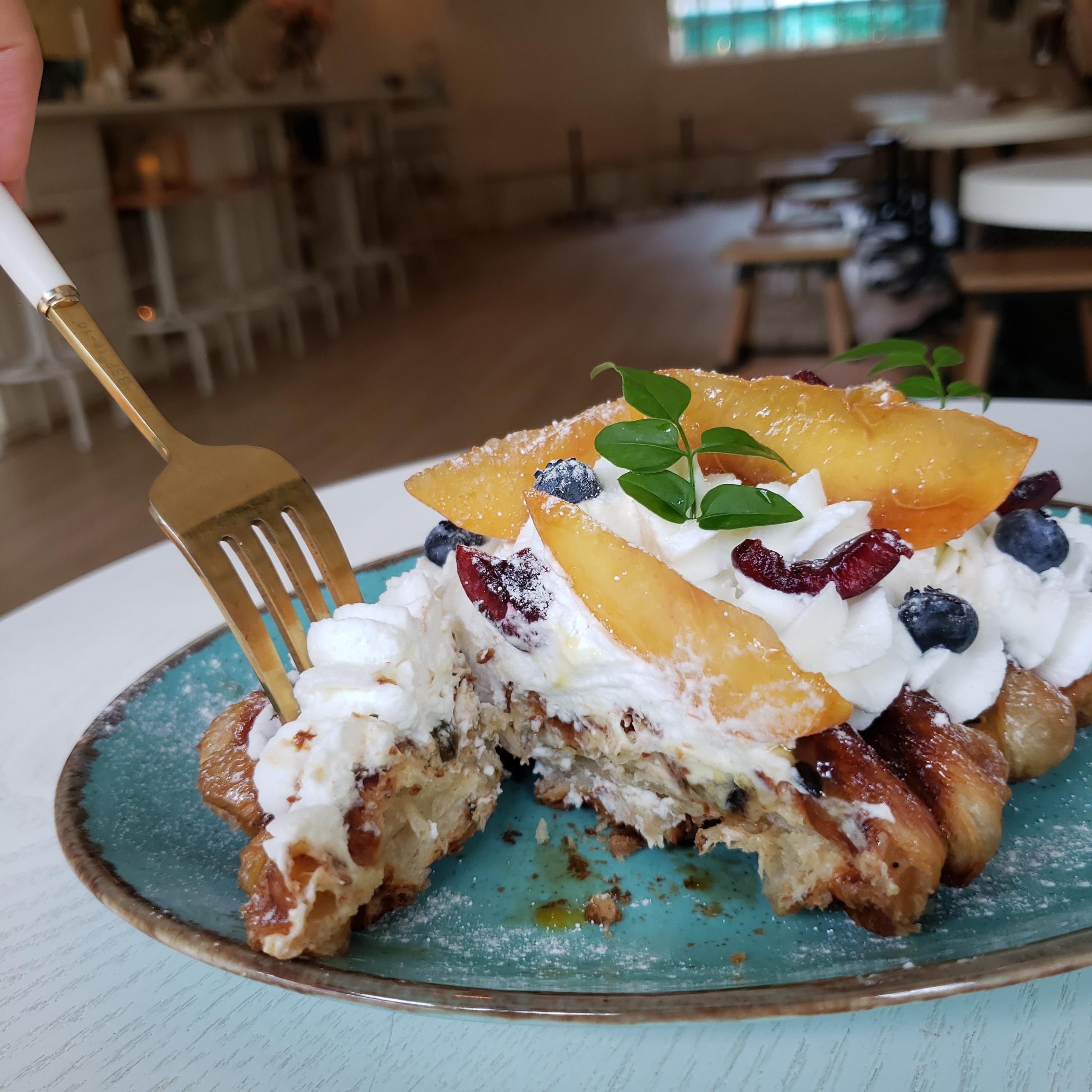 クロッフル クロップル マンウォン洞 マンウォン洞 FOUNYARD 韓国カフェ カフェ 韓国旅行 