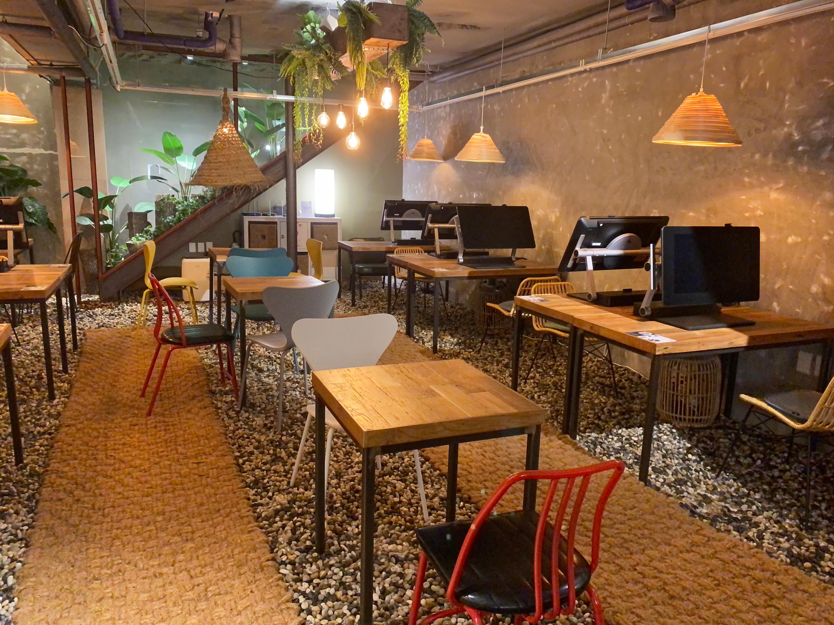 A Hideaway Bali-Themed Cafe In The Middle Of Gangnam | ab cafe, rattan, furniture, rattan basket, bag, tiramisu, lemon pound cake, gangnam cafe, sinnonhyeon