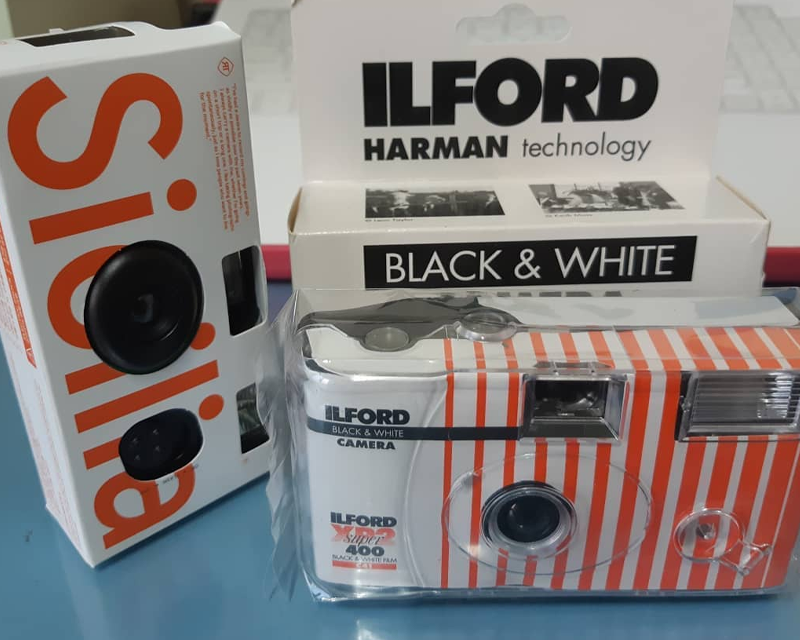 ILFORD XP2,一次用菲林相機,黑白底片,具備閃光燈,ISO 400,適合製作灰階效果相片。
