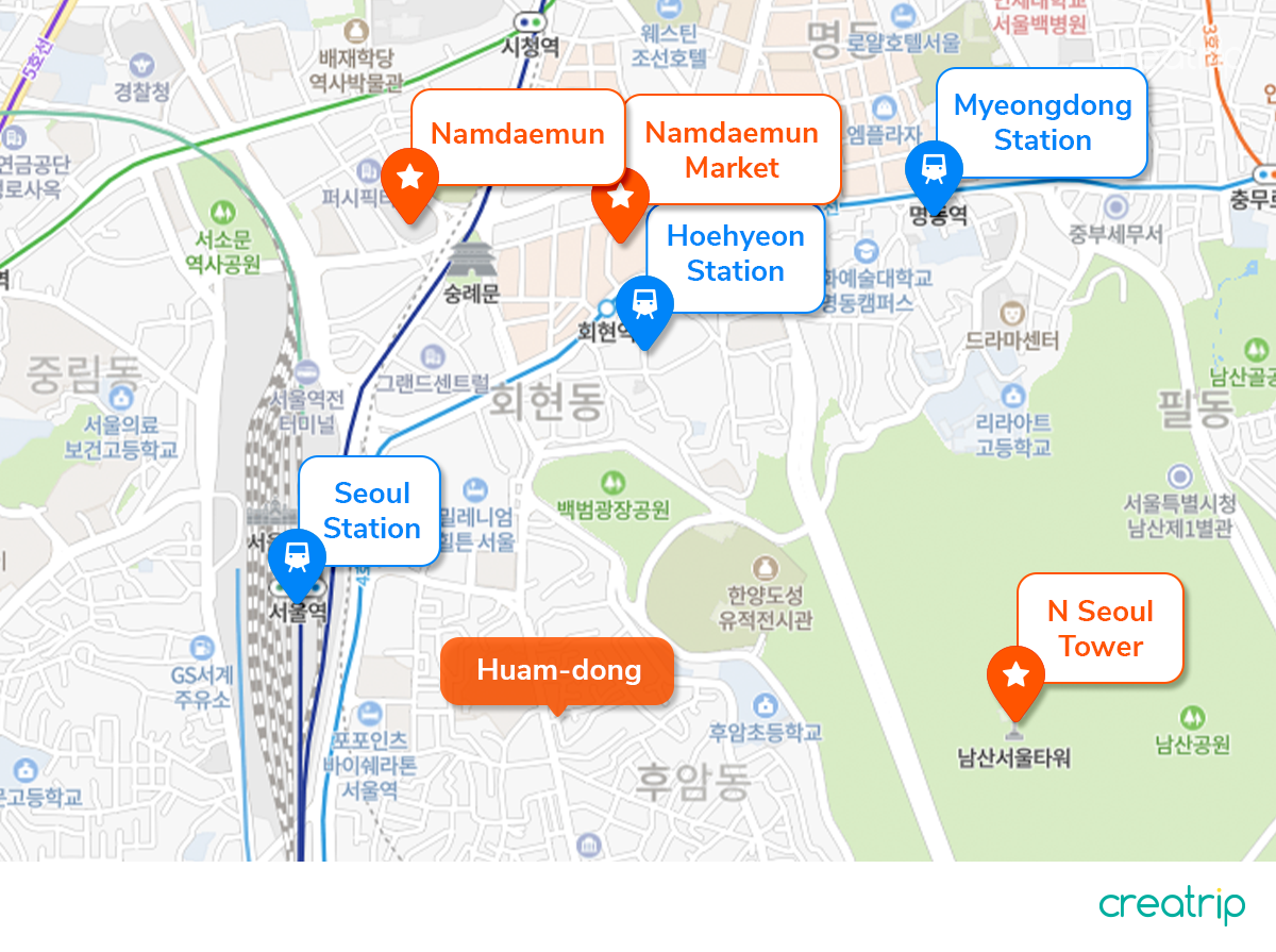 seoul station map