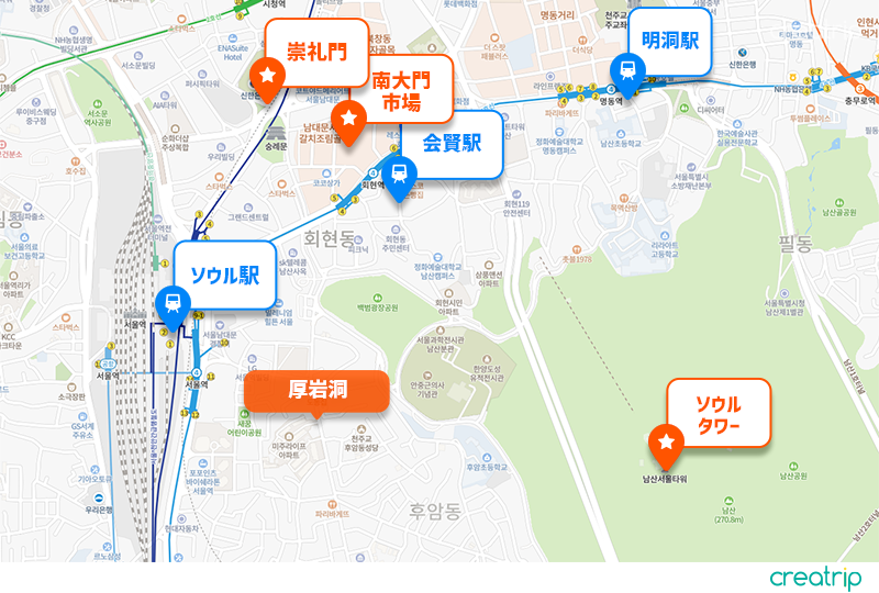 韓国、韓国旅行、韓国観光、韓国アクティビティ、観光スポット、観光地、ソウル駅、ソウル路7017、文化ソウル駅、韓国ドラマ、ロケ地、韓国歴史、韓国伝統、南大門、韓国交通、KTX、韓国グルメ、韓国カフェ、ホットプレイス、人気、ロッテマート