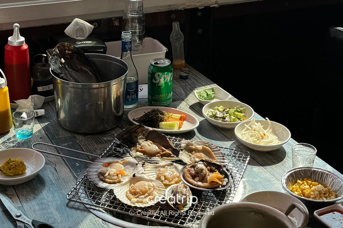 海雲台ミポクッチッの焼き貝と海鮮料理