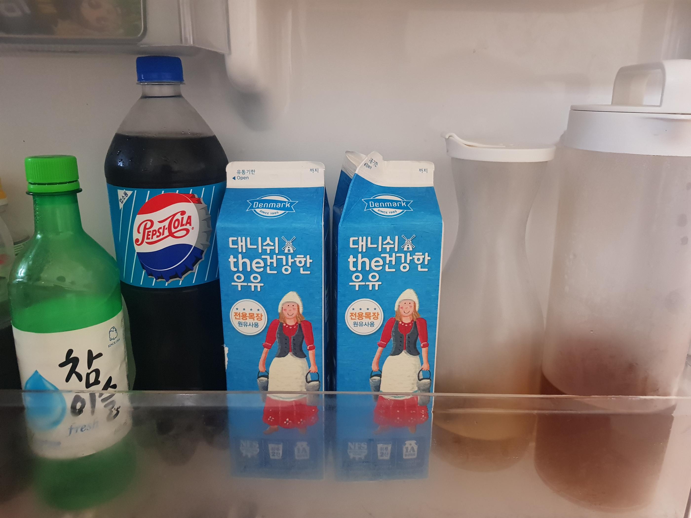 ネンジャンコ、ウユ、韓国の冷蔵庫