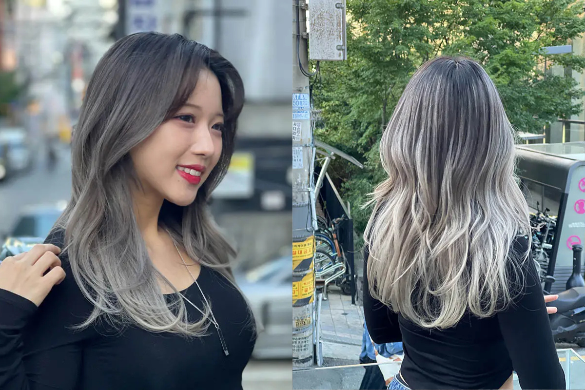 スタイリッシュなレイヤーカットが得意な샵꽁뜨の内部。