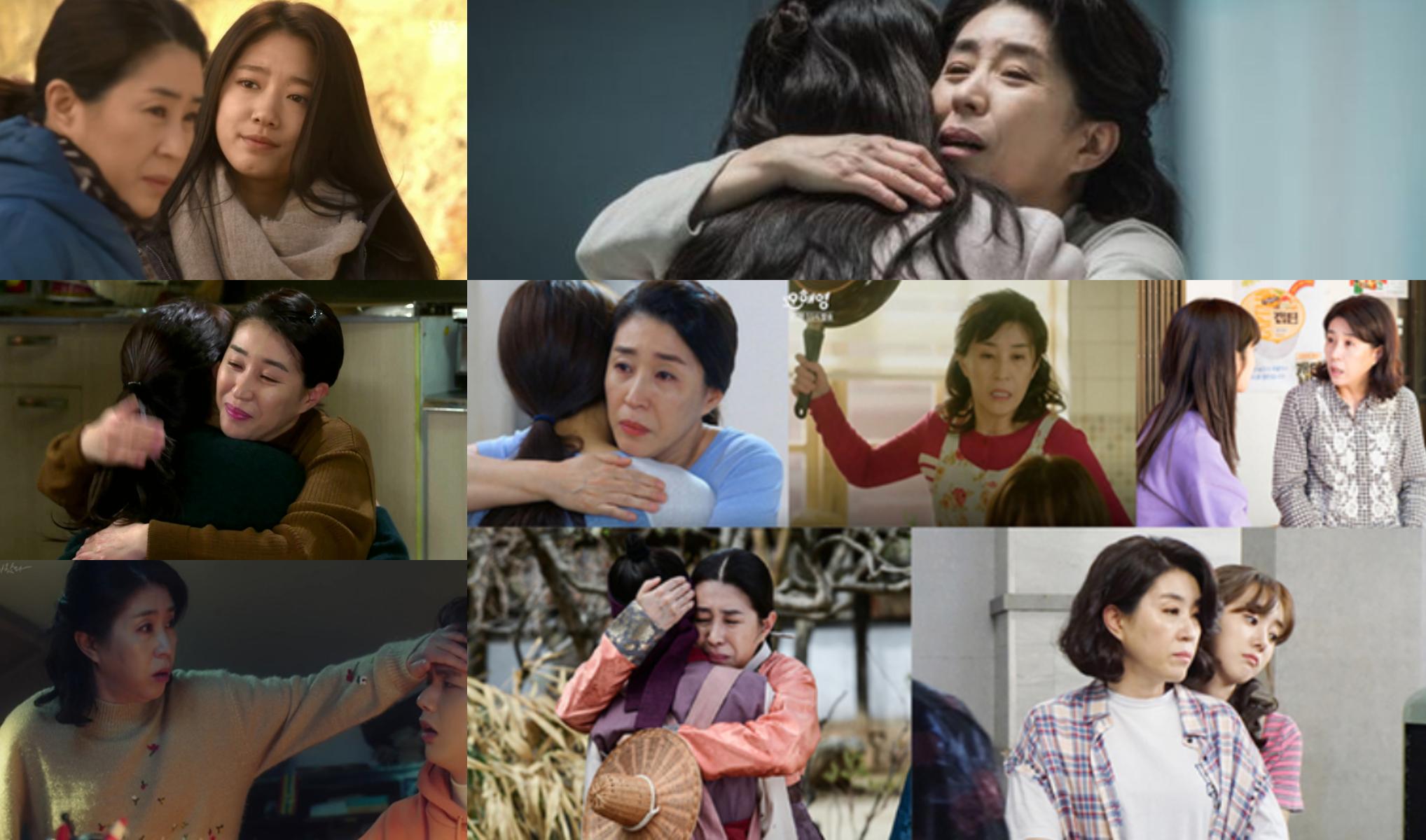 韓国ドラマの母役、名女優キム・ミギョンが出演するシーン。韓国の家庭の日常を描いた映像。