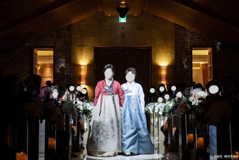 日韓結婚式の違い、オンマの入場、韓国の結婚式、韓服