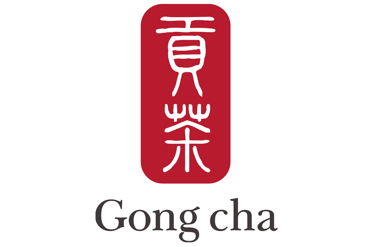 貢茶 Gong Cha 臺灣品牌標誌，展示臺灣始創的手搖飲料如何成功進入韓國市場。
