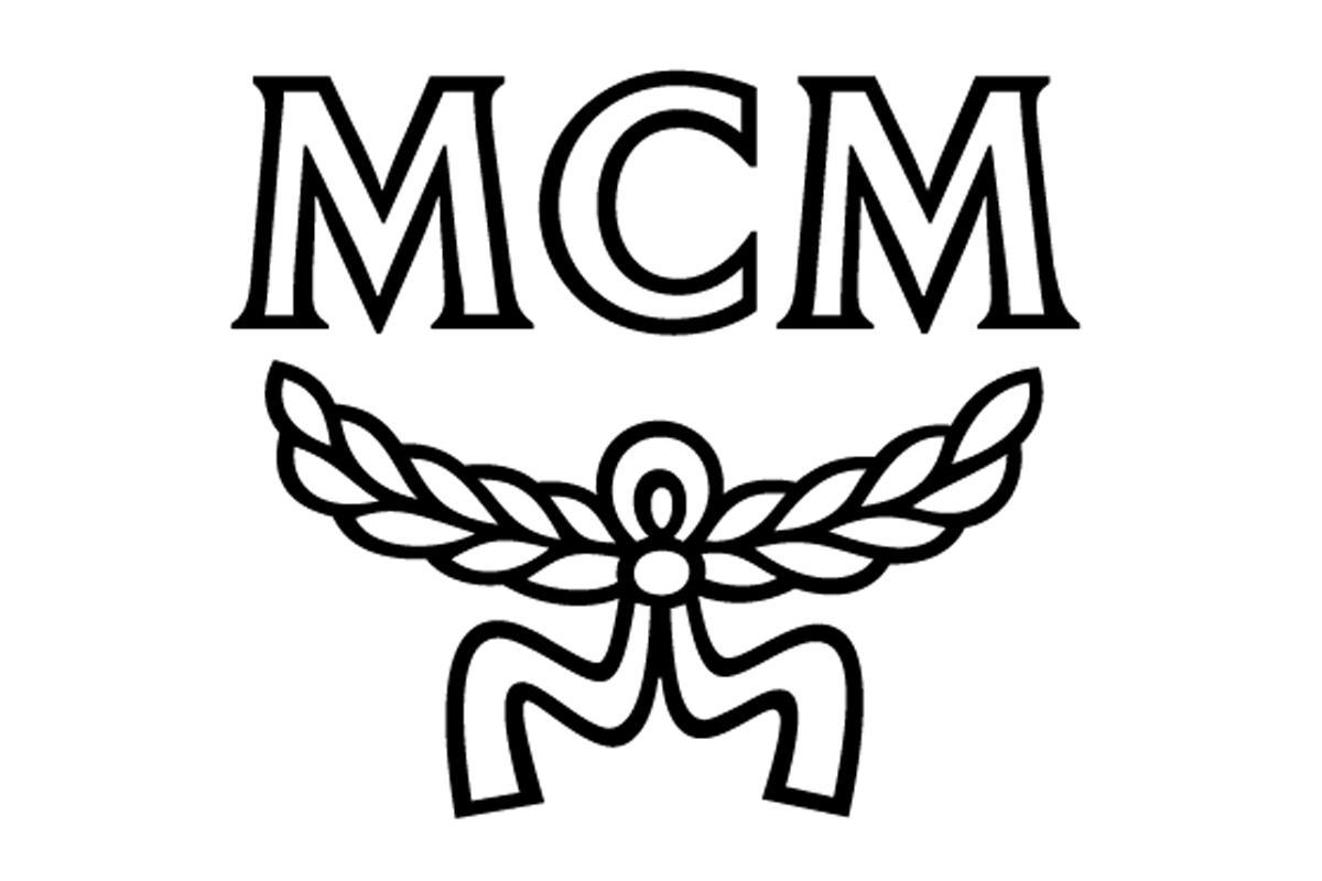 MCM 德國品牌標誌，象徵該品牌在2005年被韓國企業家金聖珠收購。