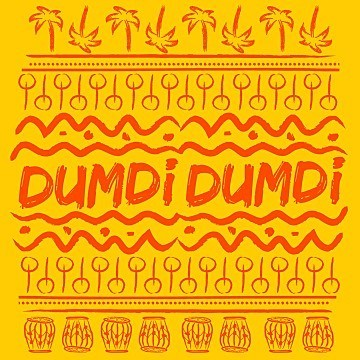 (G)I-DLEの曲『DUMDi DUMDi』のトロピカルなジャケットデザイン。