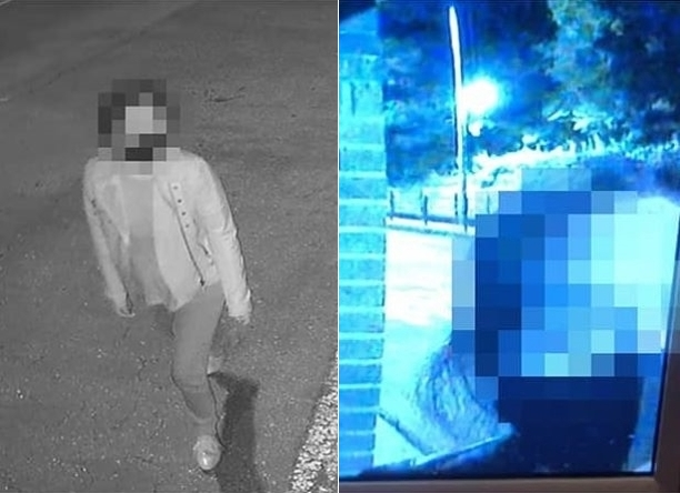 韓國明星Rain與金泰希住宅外部監控畫面曝光，經紀公司對私生犯行警告的照片