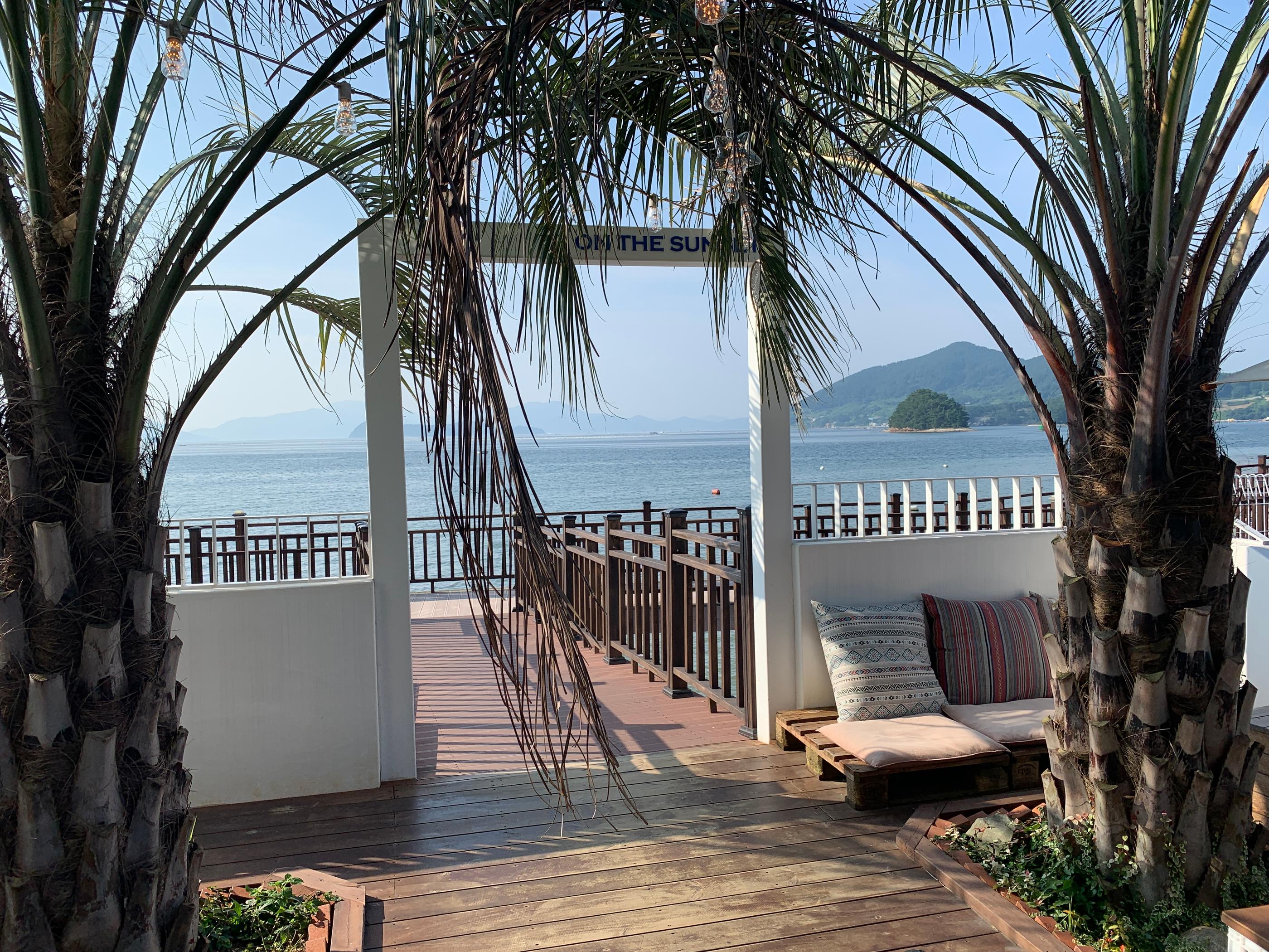 コジェ島　コジェド　巨済島　韓国地方旅行　韓国旅行　オーシャンビューカフェ　コジェ島カフェ　巨済島カフェ　海の見えるカフェ