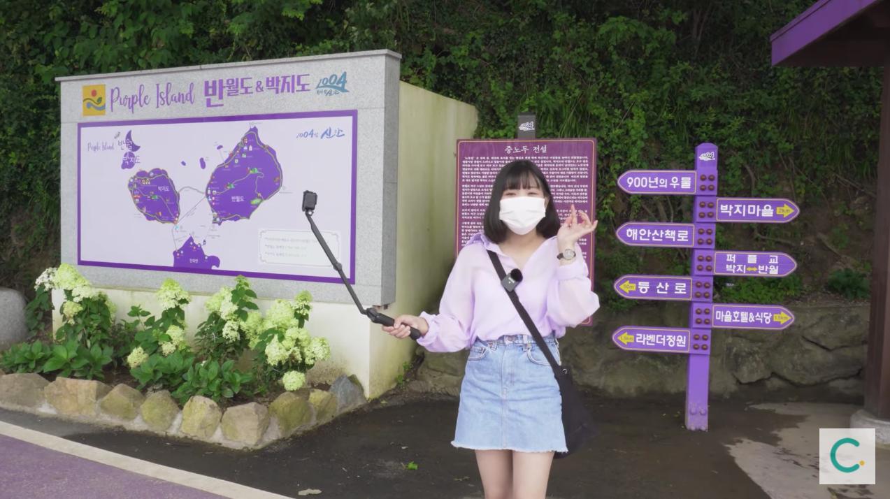 パープルアイランド、パープル島、パープルソム、むらさきの島、紫島、話題のスポット、人気スポット、韓国人SNS、ソウル名所、人気、インスタ映え、紫、韓国観光、全羅南道、チョルラナムド