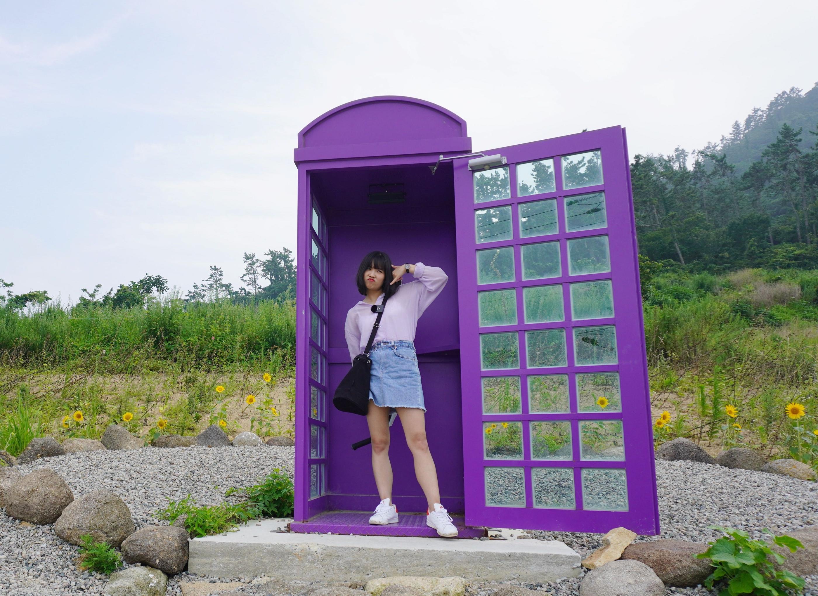 パープルアイランド、パープル島、パープルソム、むらさきの島、紫島、話題のスポット、人気スポット、韓国人SNS、ソウル名所、人気、インスタ映え、紫、韓国観光、全羅南道、チョルラナムド