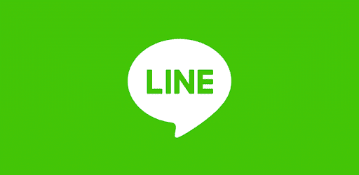 LINE應用程式的標誌，主要由日本和韓國公司聯合開發。