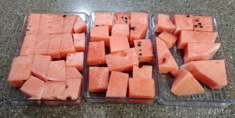 韓国のおやつ、スイカ、韓国のスイカ