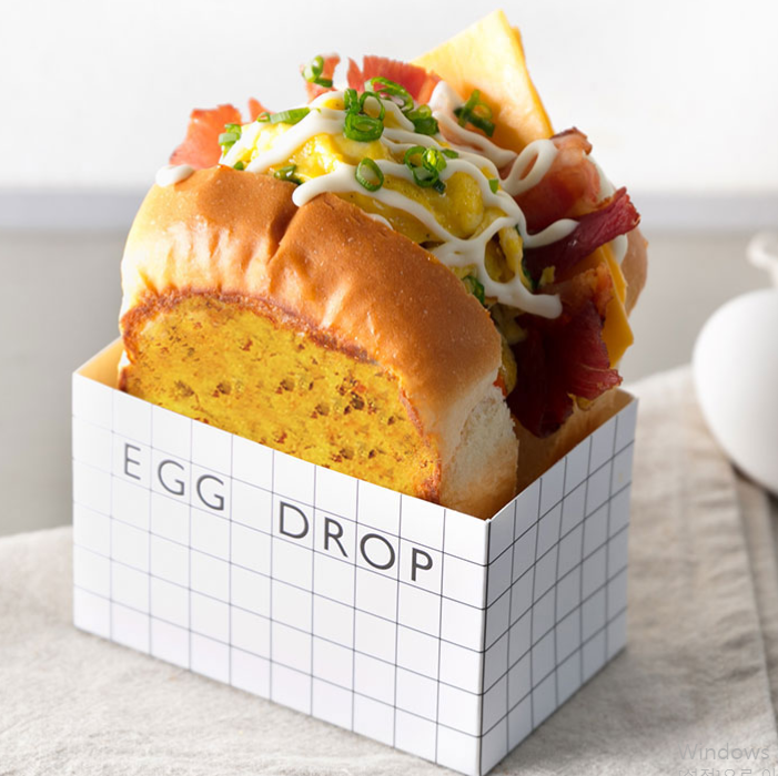 エッグドロップ サンドイッチ メニュー、ガーリックベーコンチーズ