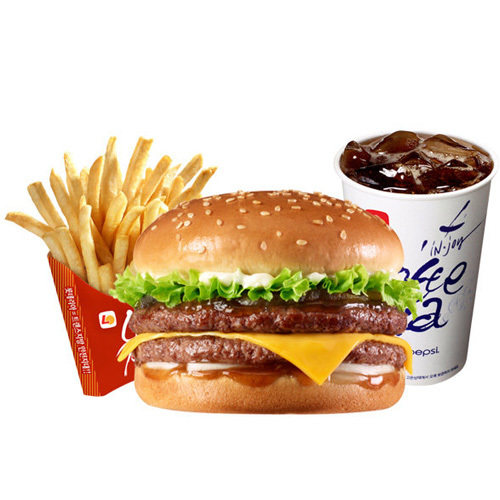 ロッテリア ビッグプルコギセット - 韓国式ロッテリアの特製ソースがたっぷり、美味しさ満点のバーガーセット。