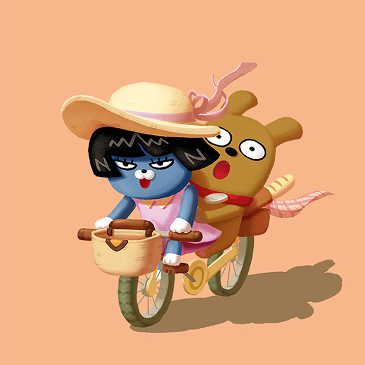 友善協助解決問題的朋友插圖，解釋韓國用語 고친，代表真誠的朋友。