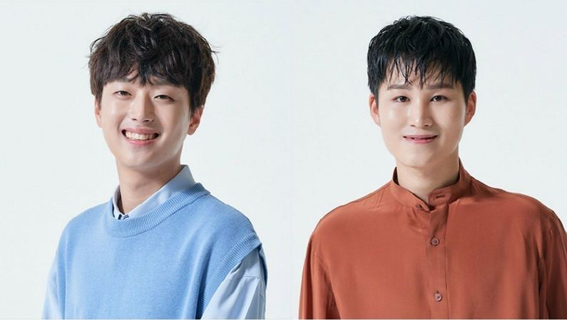 Mr Trot的參賽者金熙栽和李燦元的形象照。