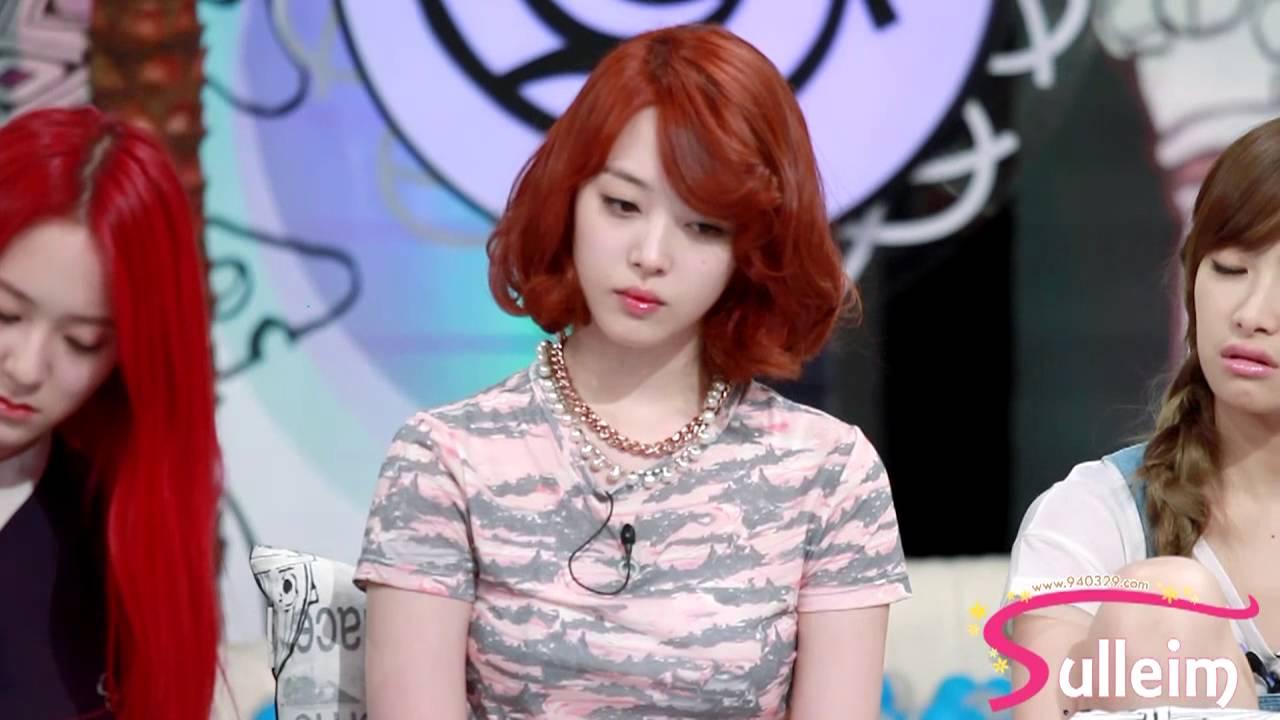 ซอลลี่และแอมเบอร์จาก F(x) ในรายการ Hello Counselor การพูดถึงเรื่องการลดน้ำหนักและความเห็นเกี่ยวกับรูปร่างจากผู้ชมในห้องอัด