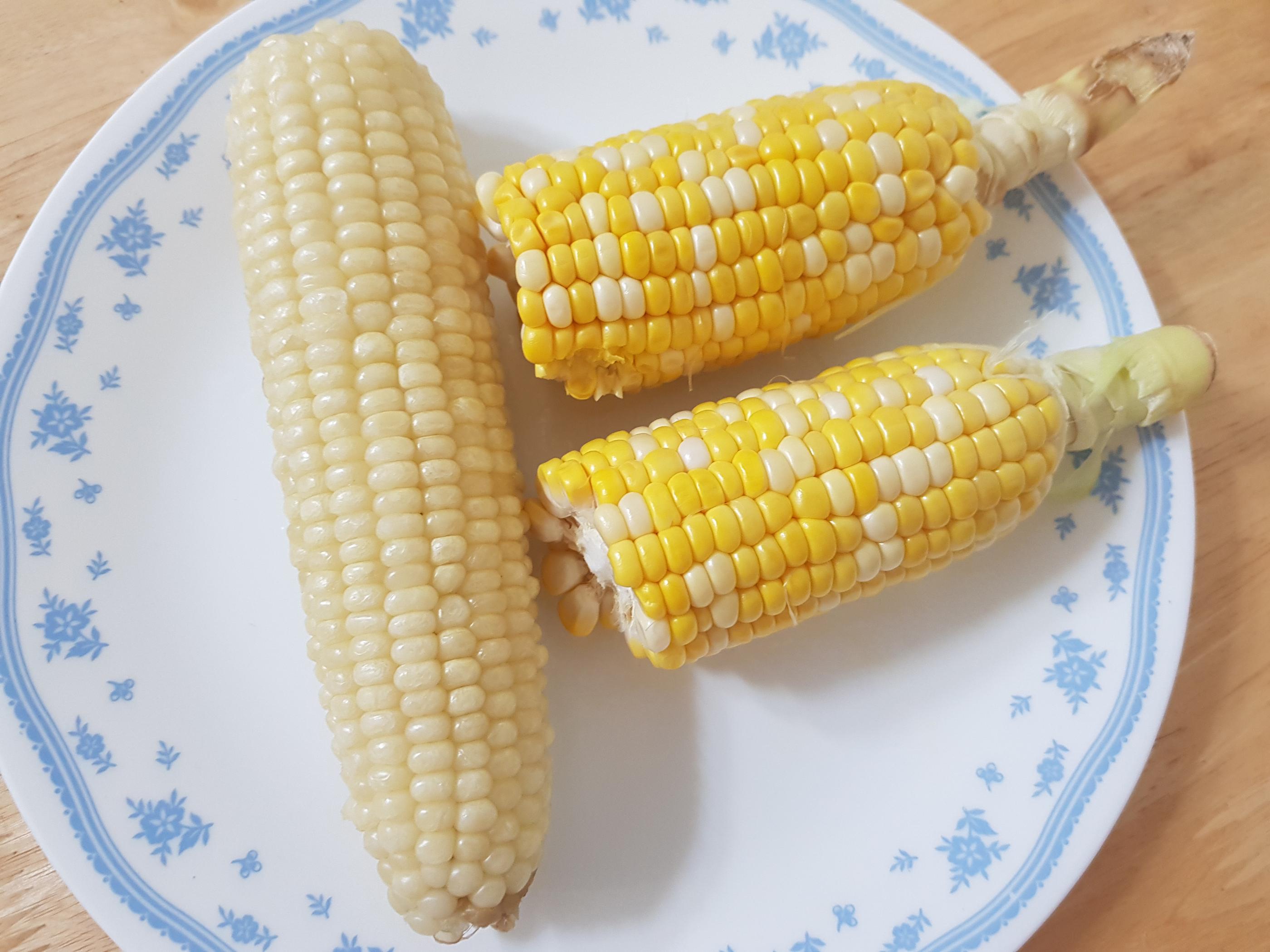 韓国のおやつ、オクスス、トウモロコシ、韓国のトウモロコシ、チャルオクスス