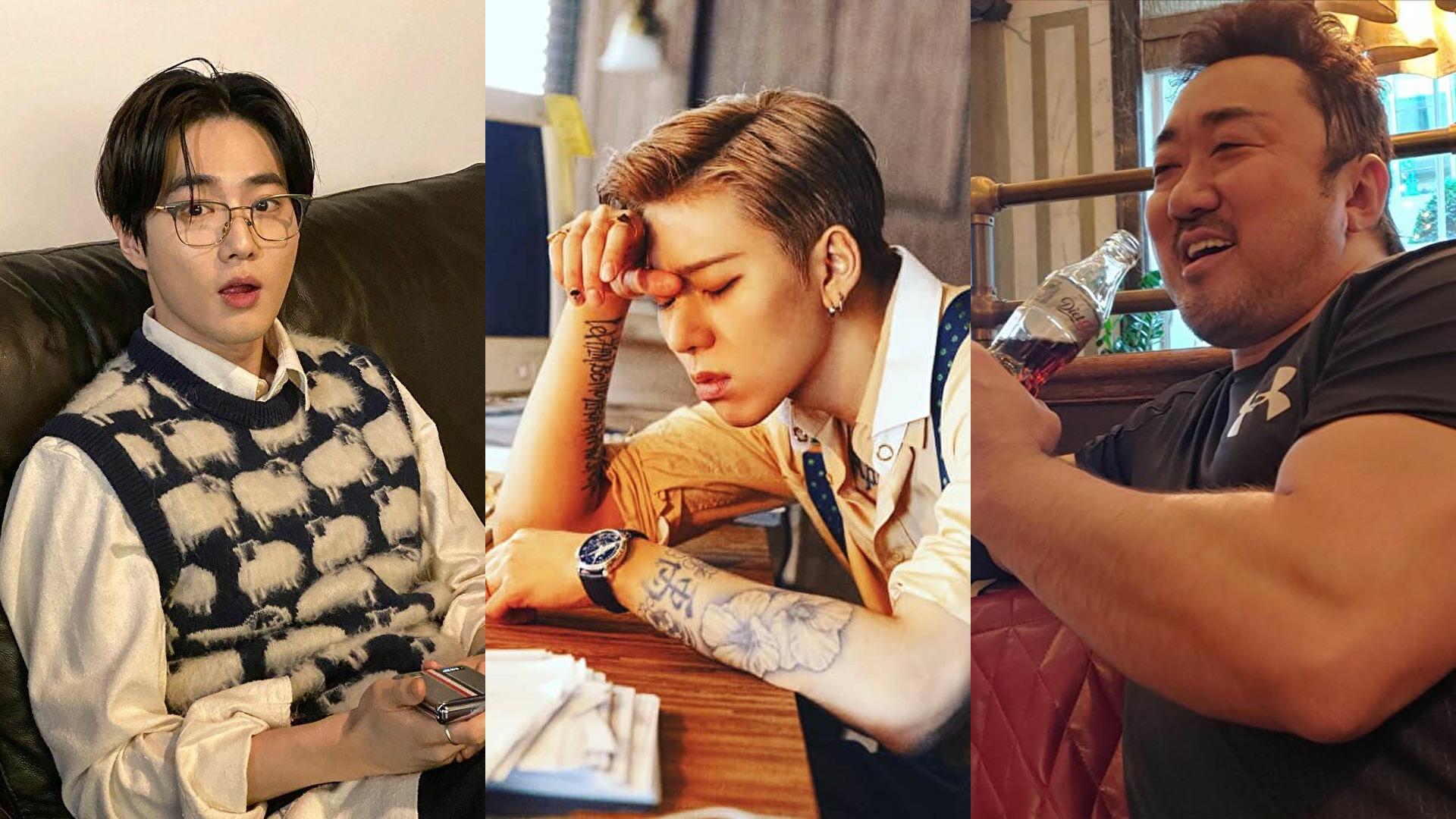 ภาพลักษณ์ที่แตกต่างของคนดังเกาหลีในชีวิตประจำวัน, ผู้ชายผมสั้นในร้านกาแฟและผู้ชายอีกคนดื่มน้ำอัดลมในบาร์