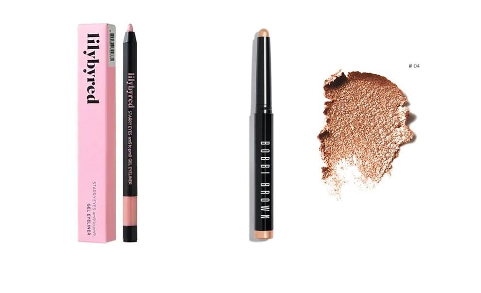 ภาพเปรียบเทียบผลิตภัณฑ์เครื่องสำอางเกาหลีและแบรนด์ไฮเอนด์ บนพื้นหลังเรียบ สีครีมแสดงถึงความหลากหลายและคุณภาพที่แตกต่างของผลิตภัณฑ์สองชิ้นนี้