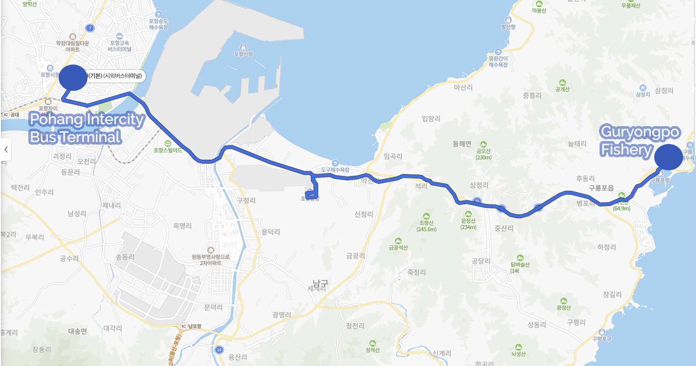 Гурёнпо загасны аж ахуй, Похан хотын газрын зураг.