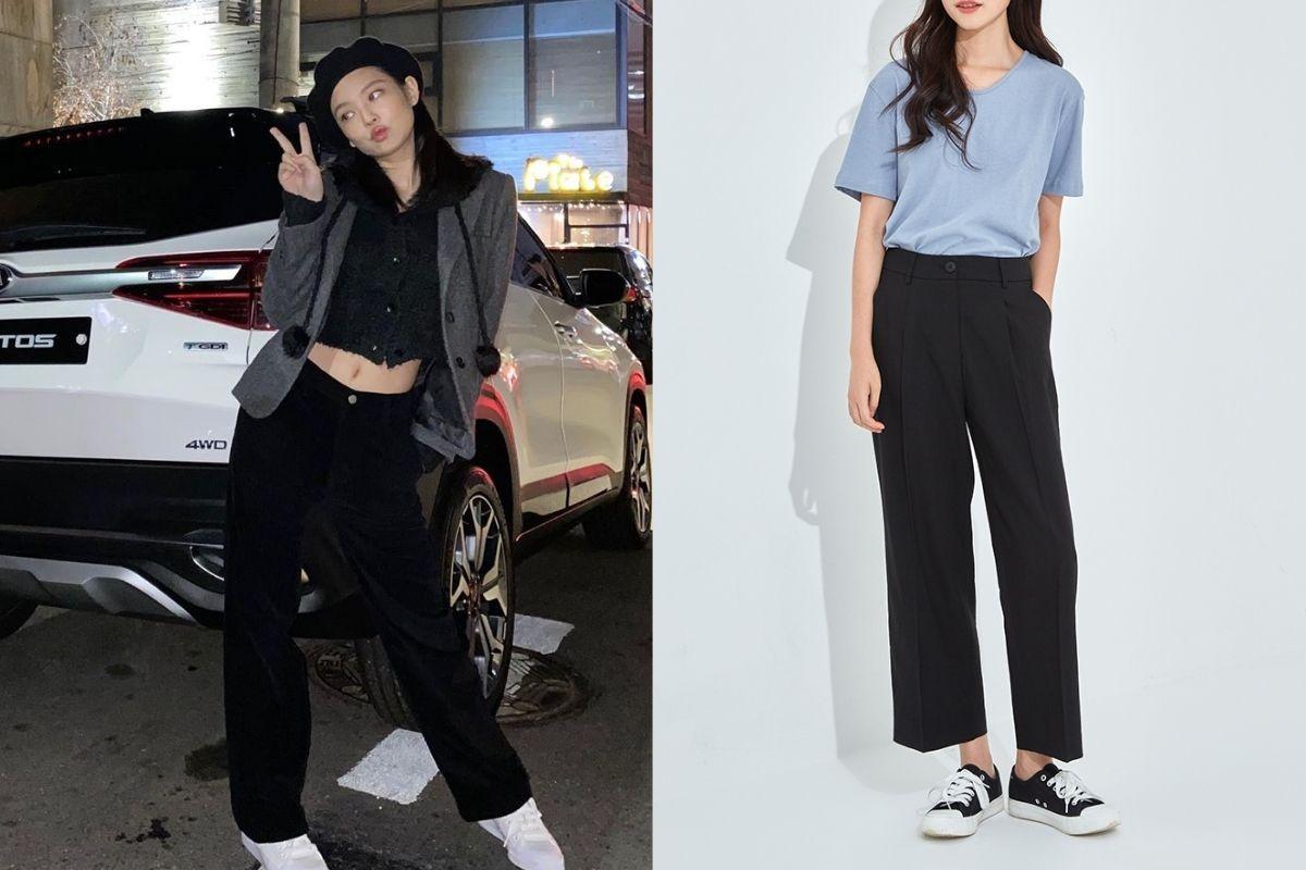 Quần slack đen jennie