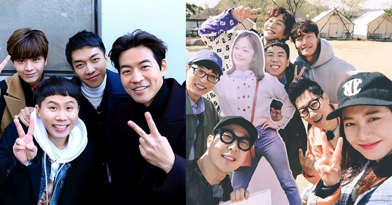 9月因疫情暫停的韓國節目相關海報