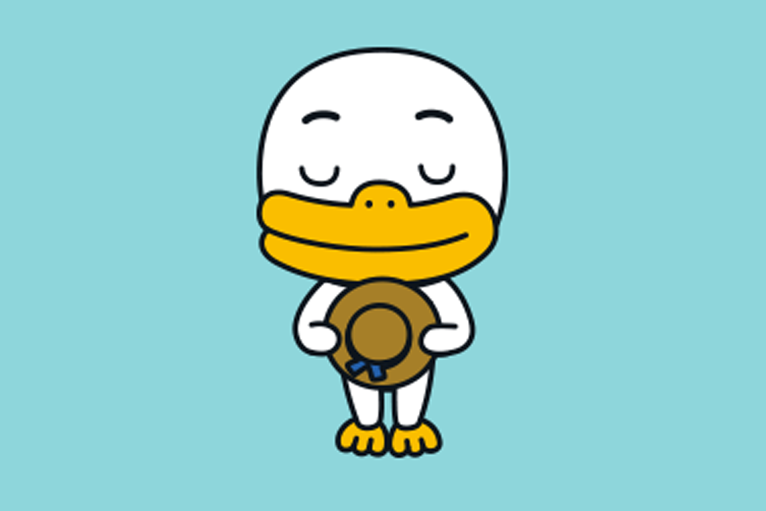 TUBE，是一隻膽小可愛的鴨仔來自韓國的Kakao Friends。儘管小腳自卑，TUBE在恐懼中能顯示超乎平常的勇氣。