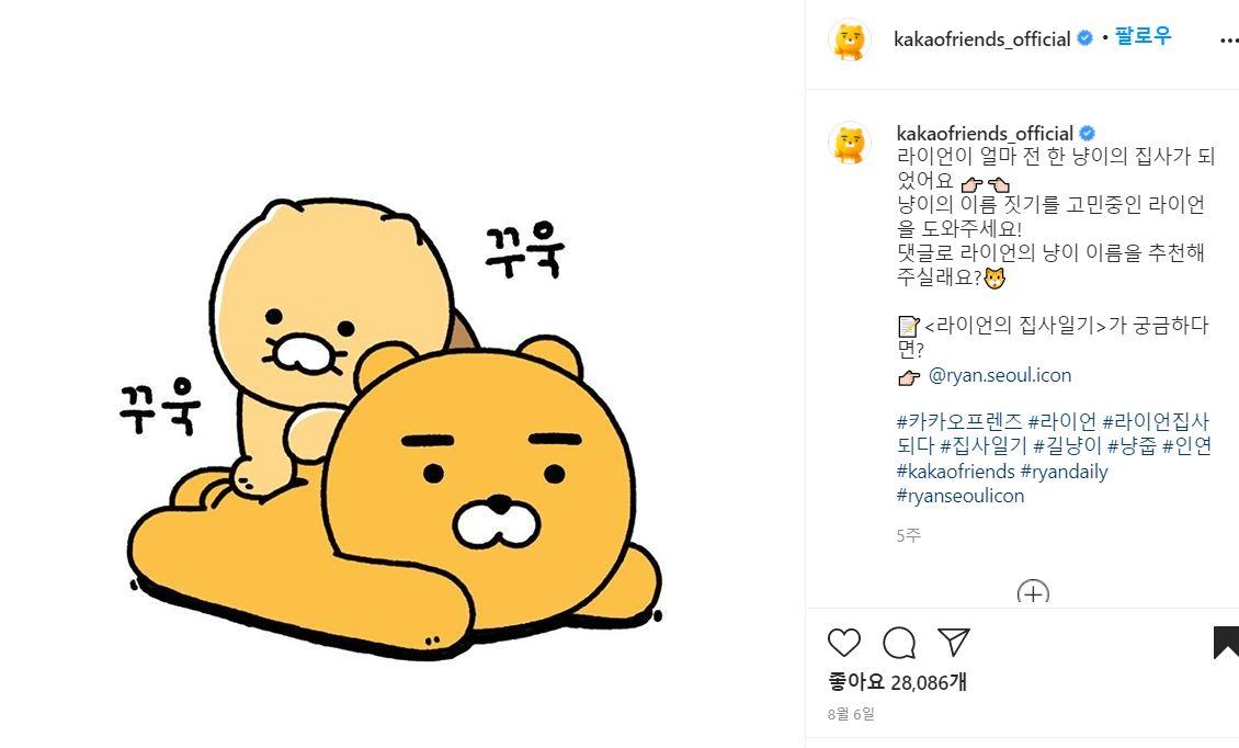 チュンシクと共に楽しんでいるライアンのイラスト。韓国キャラクターのライアンとチュンシクはお互いに支え合いながら、日常を過ごしている可愛らしい場面です。