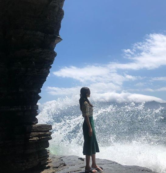 韓國固城床足巖自然美景，岩石和海洋完美融合成景點。