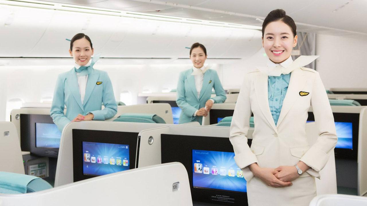 พนักงานต้อนรับบนเครื่องบินสายการบินเกาหลี, บริการและการต้อนรับระดับมืออาชีพในเครื่องบินเกาหลี