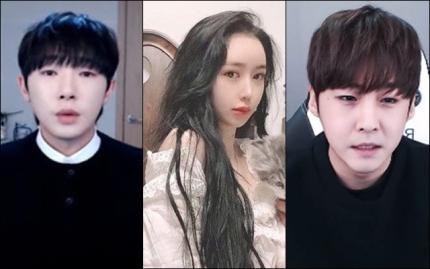 アフリカTVのBJケイとセヤ、そしてオンドゥが並んで写っている画像。左から右に向かって、それぞれのBJが順に紹介されている。