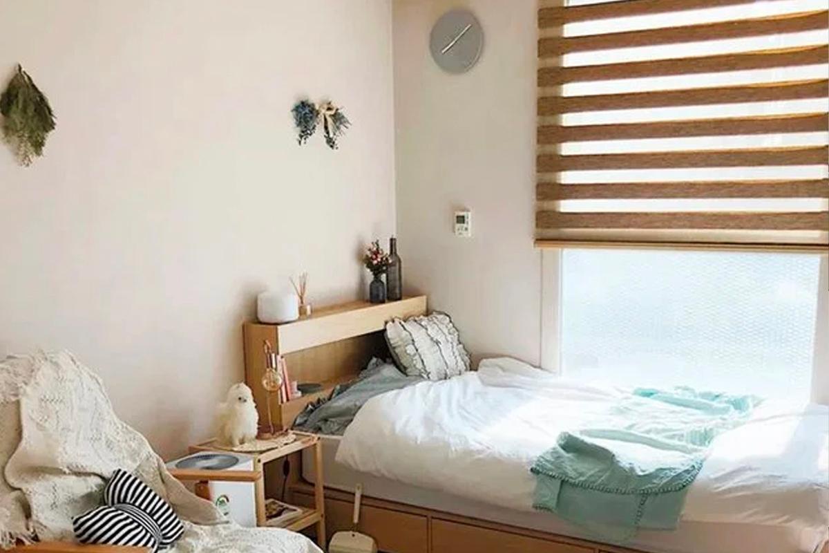 臨窗的韓風牀位設計，提供足夠的自然光，提升生活舒適度，帶來窗外景色的額外視覺享受。