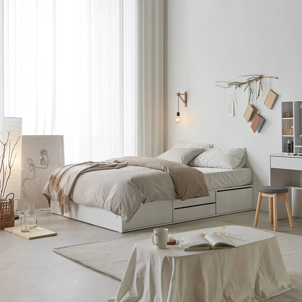 10 bước siêu dễ hô biến phòng ngủ đẹp chuẩn phong cách Hàn Quốc