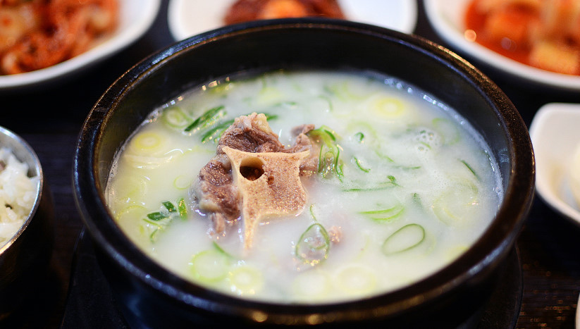 コムタンのあっさりとした牛肉スープの画像