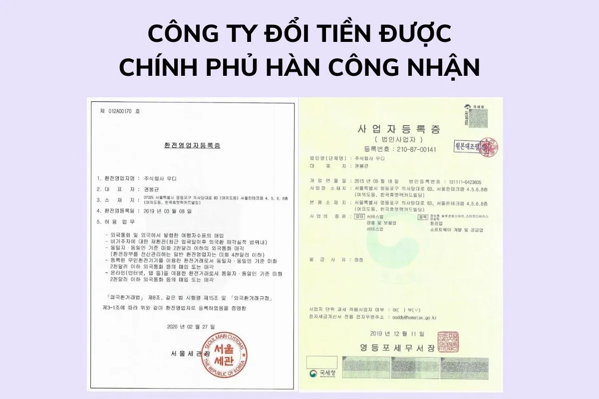 Dịch vụ thay đổi chi phí Hàn ở trường bay Hàn Quốc