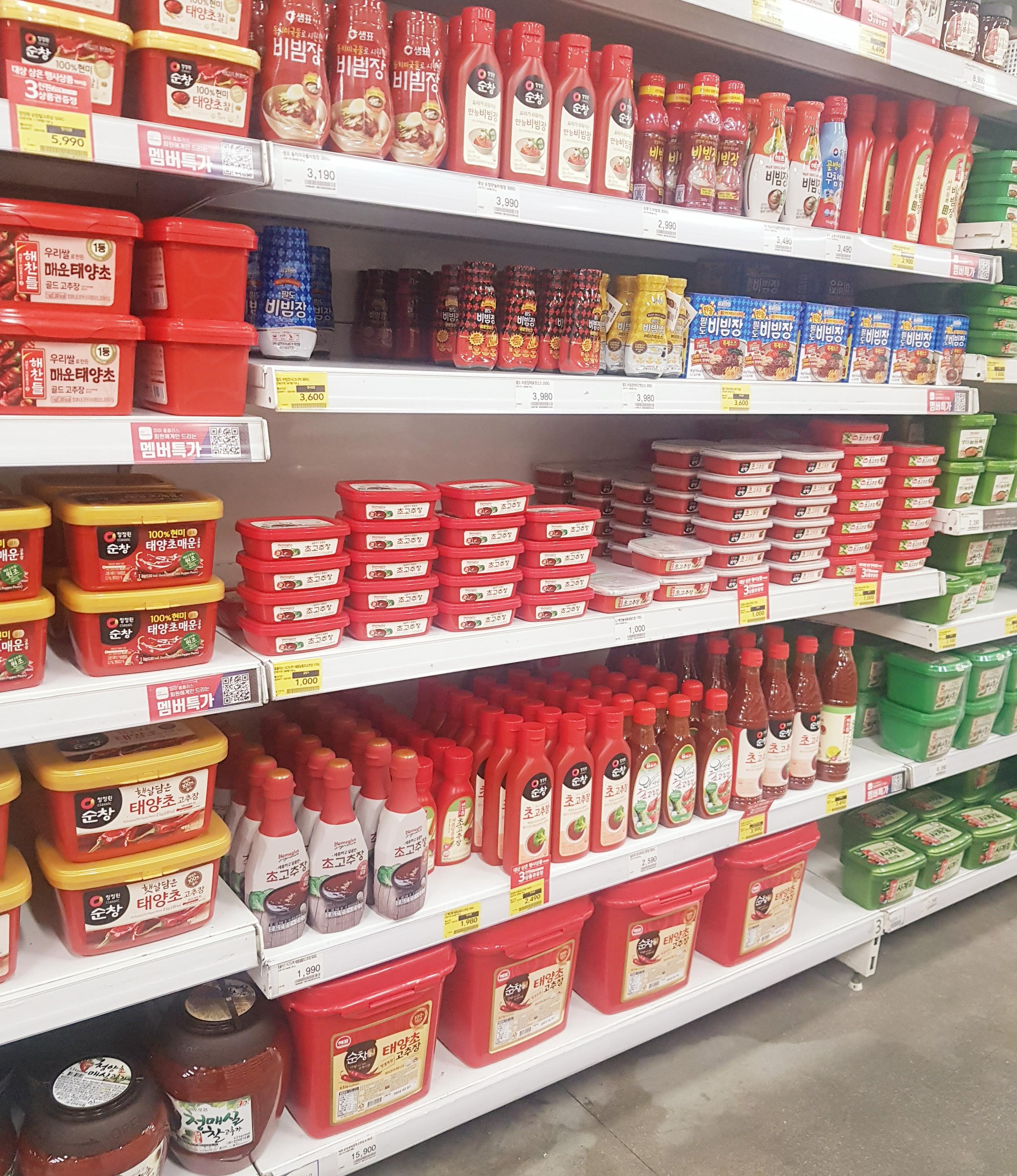 韓国で買い物、韓国のマート、韓国の大型スーパー、韓国のスーパー、ホームプラス、チュソク