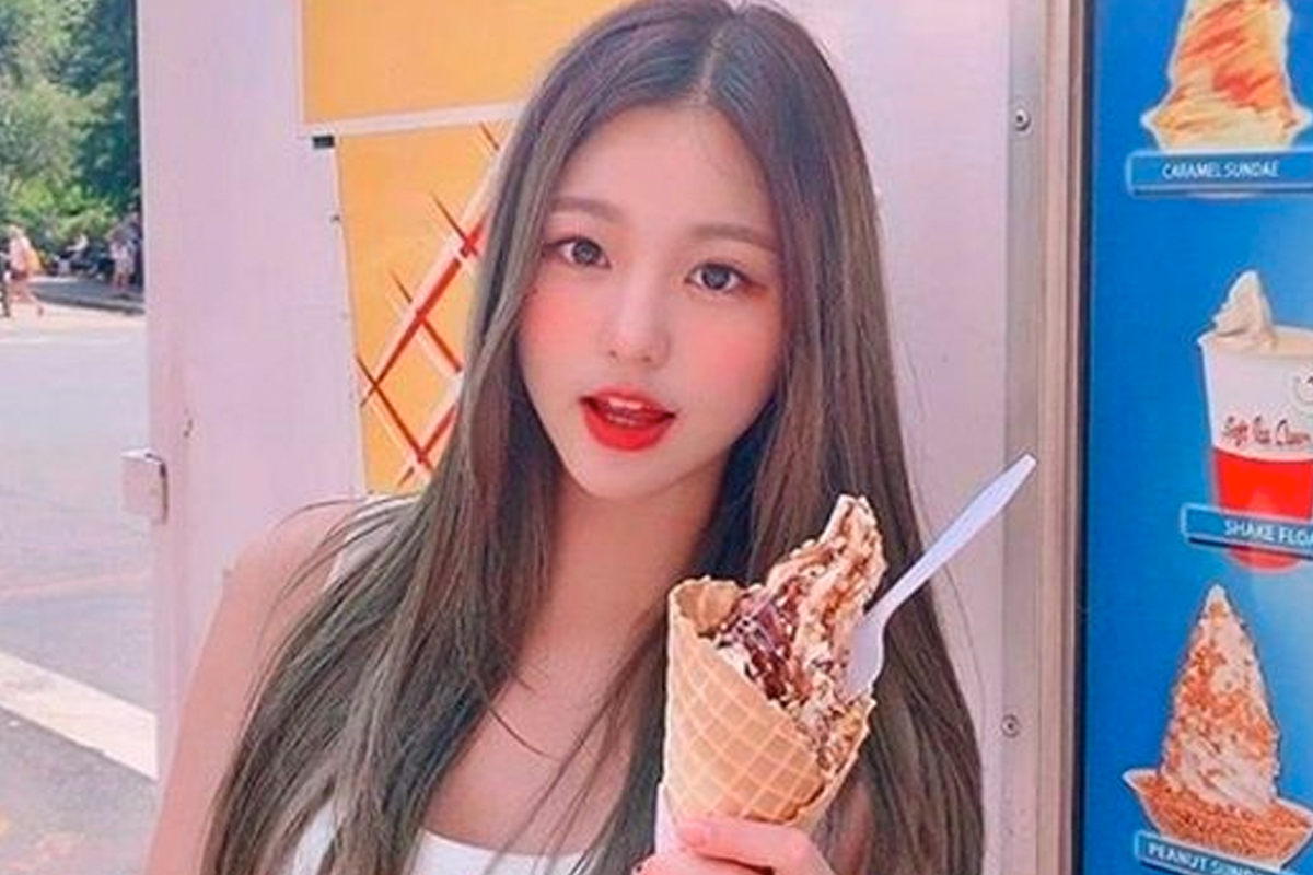 韓國街頭展示的誘人雪糕甜筒解暑畫面