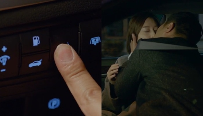 autonomous driving kiss, ridiculous korean drama scene, makjang drama scene